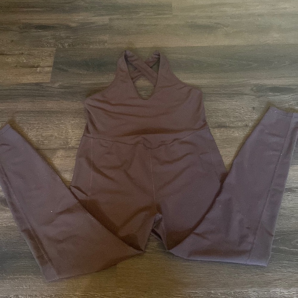Cross back jumpsuit